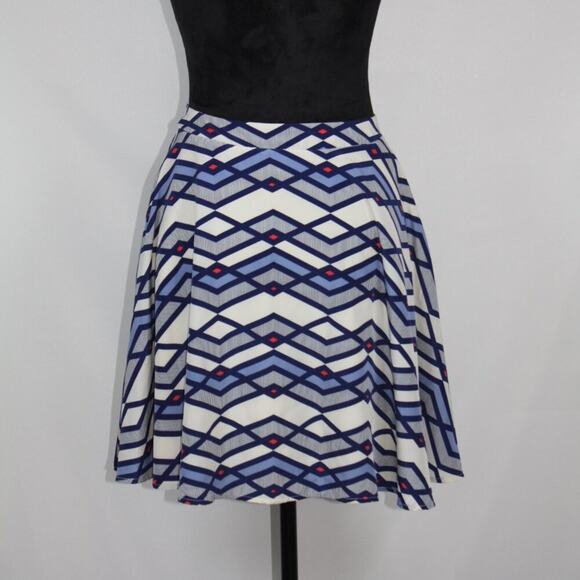 Anthropologie Francesca's Birdhouse Geometric Print Skit Size Medium - Picture 6 of 12